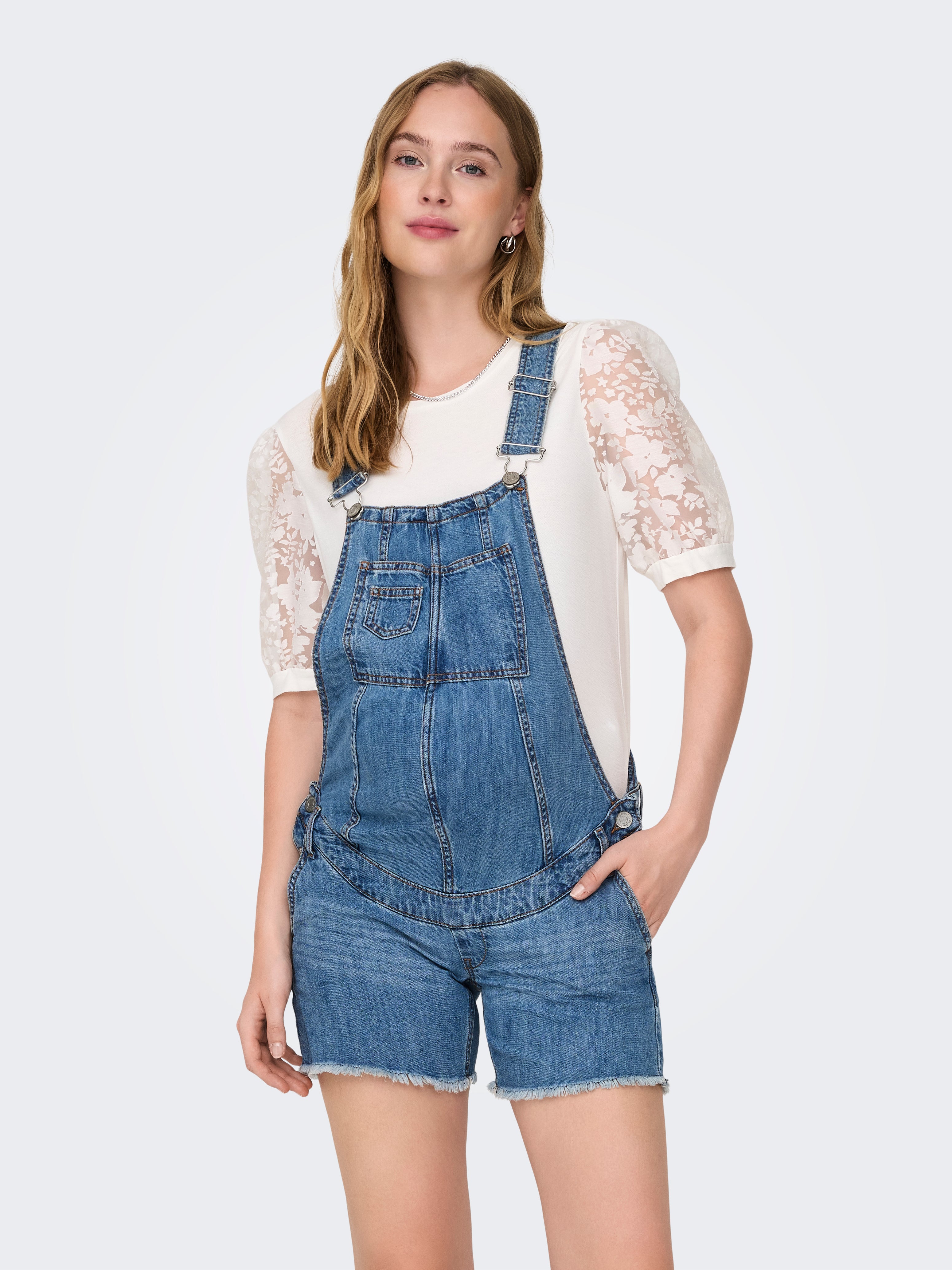 Olmlayla Normal Geschnitten Jeans Overall