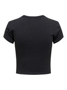 ONLY Normal passform O-ringning T-shirt -Phantom - 15273011
