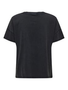 ONLY Med tryck T-shirt -Black - 15273452