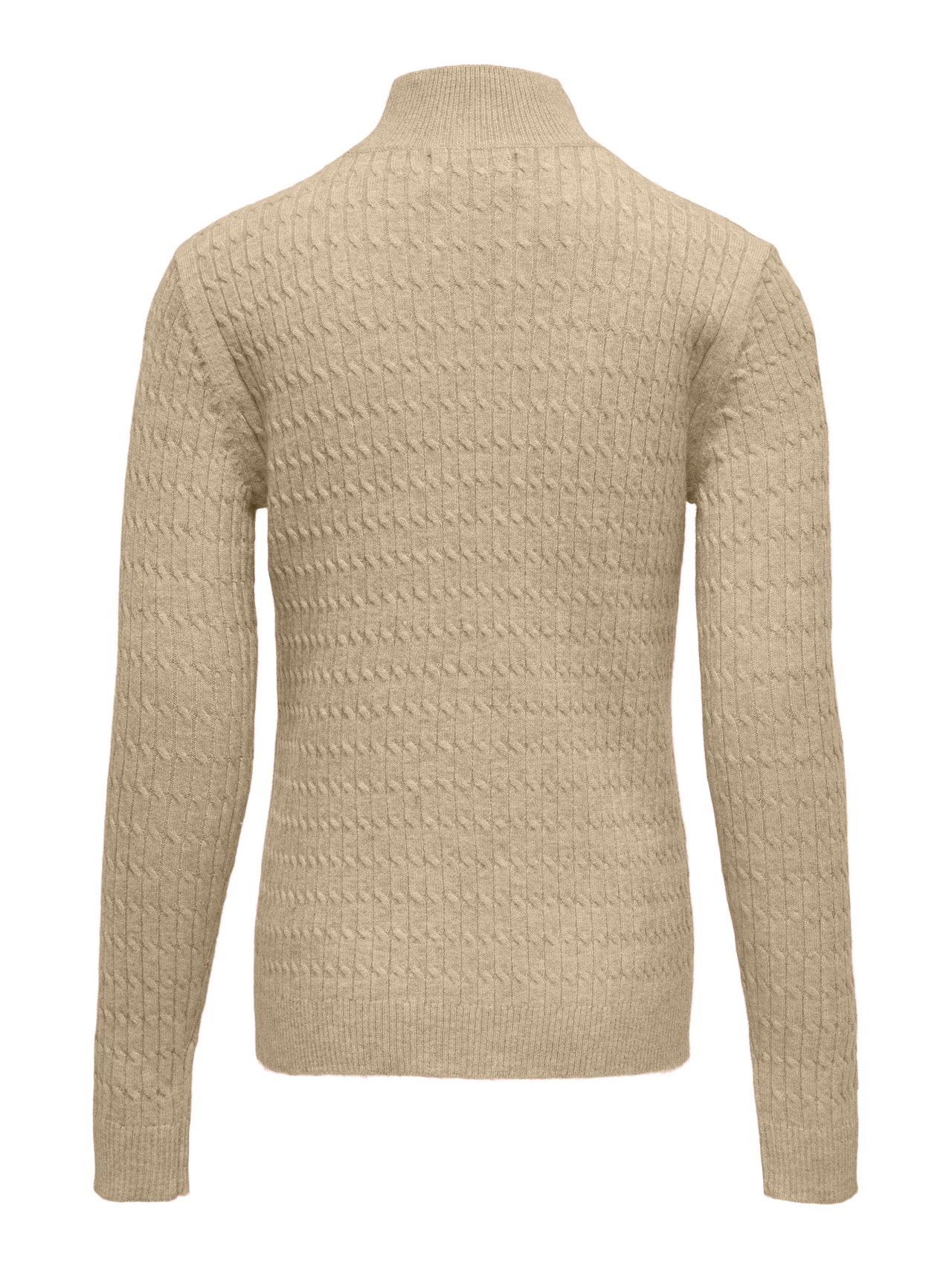 ONLY Textured knitted pullover -Humus - 15273535