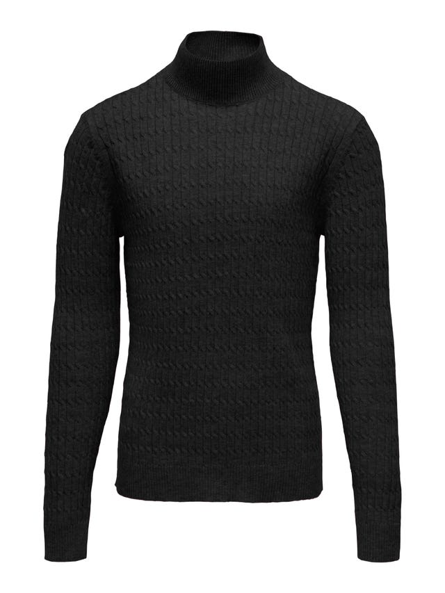 ONLY Textured knitted pullover - 15273535