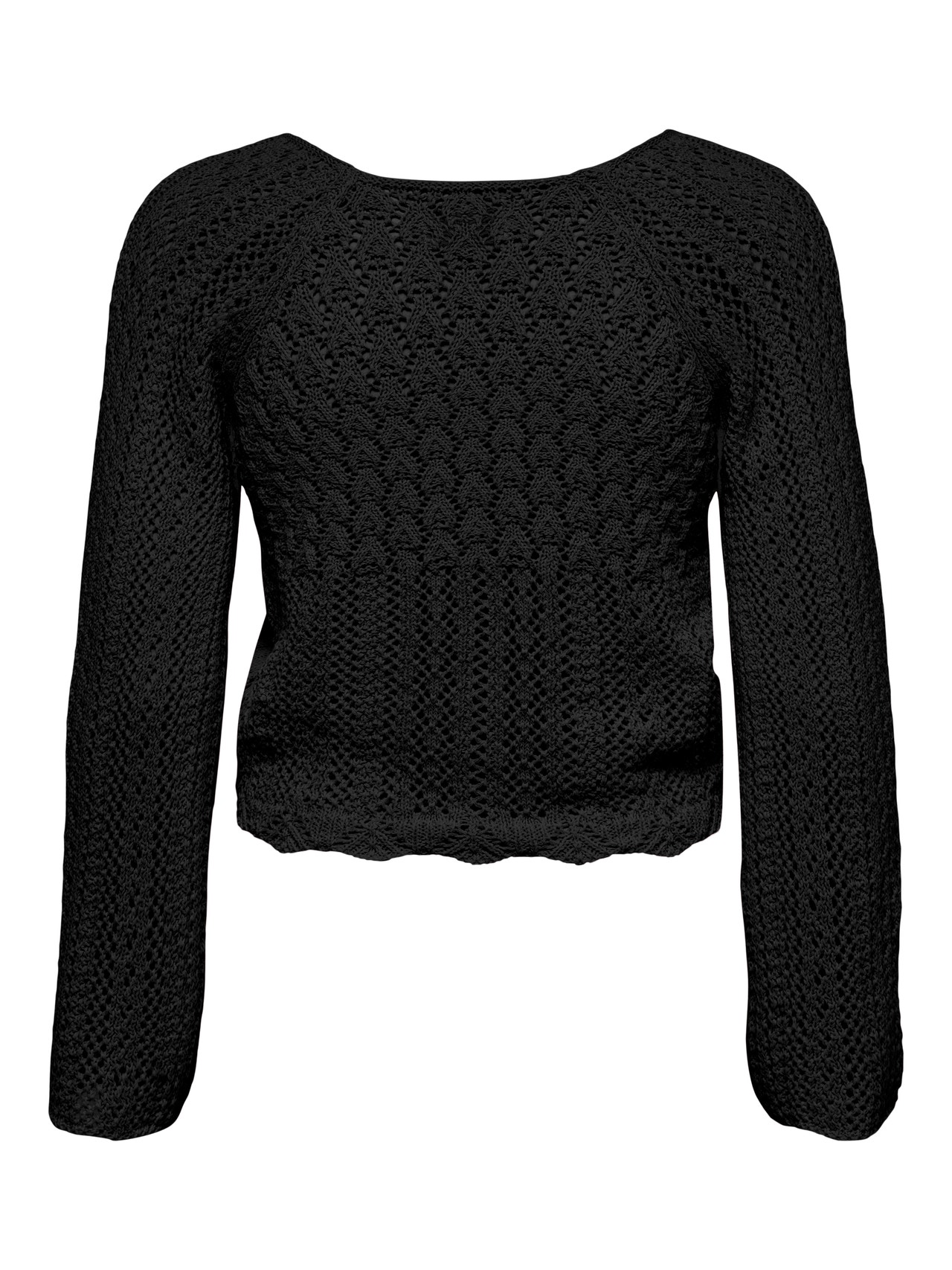ONLY Regular Fit Round Neck Pullover -Black - 15273610