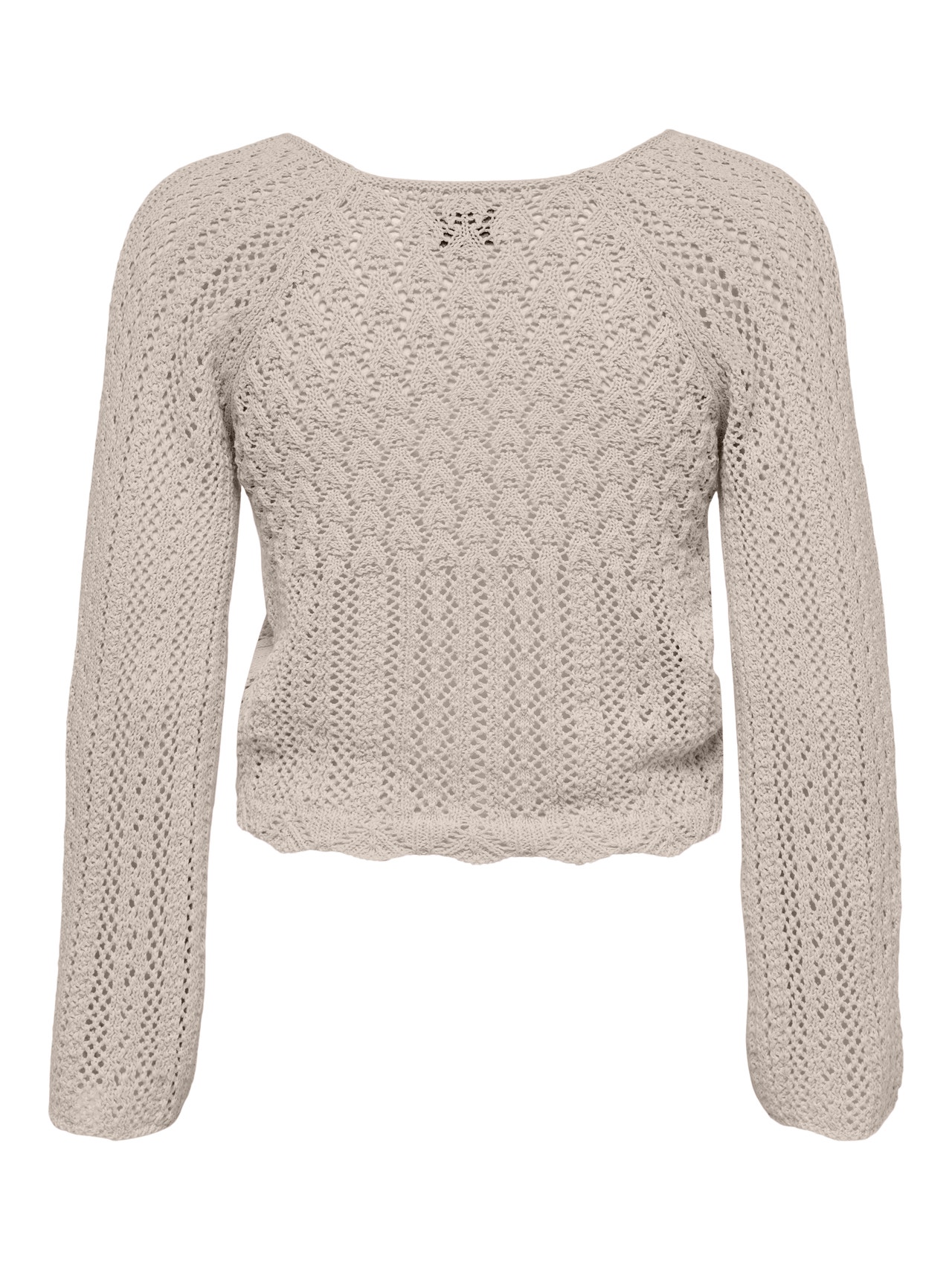 ONLY Regular Fit Round Neck Pullover -Pumice Stone - 15273610