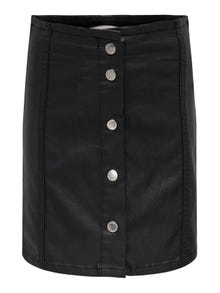 ONLY Coated Mini Skirt -Black - 15273846