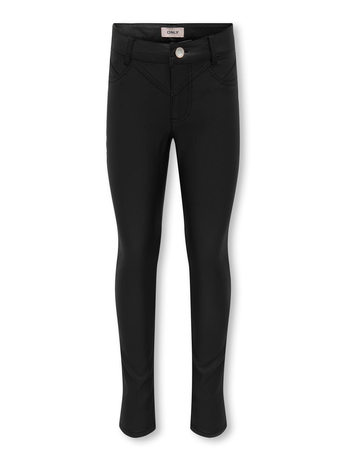 ONLY Pantalones Corte skinny -Black - 15273847