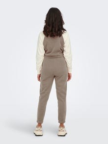 ONLY Cropped Sweatshirt -Brown Lentil - 15273876
