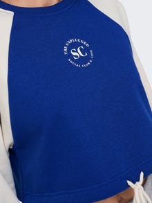 ONLY Raccourci Sweat-shirt -Sodalite Blue - 15273876