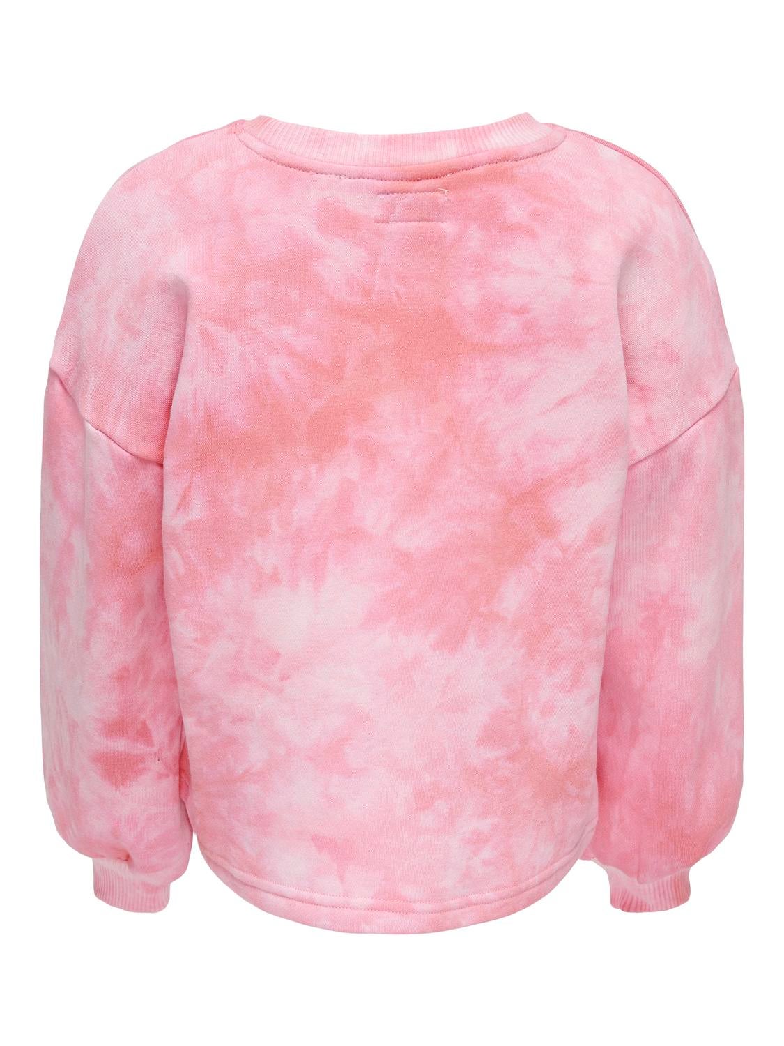 Loose Fit O-Neck Sweatshirt | White | ONLY®