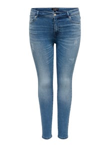 ONLY Curvy CARSally reg Skinny jeans -Medium Blue Denim - 15273898