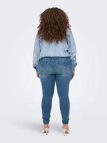 ONLY Skinny Fit Curve Jeans -Medium Blue Denim - 15273898