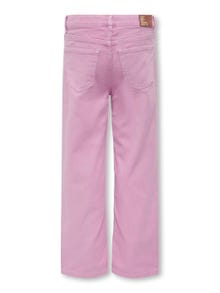 ONLY Vide bukser med normal talje -Tickled Pink - 15273900