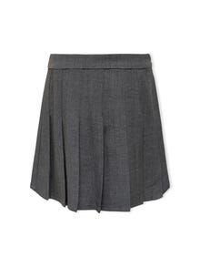 ONLY Pleated Skirt -Dark Grey Melange - 15273918