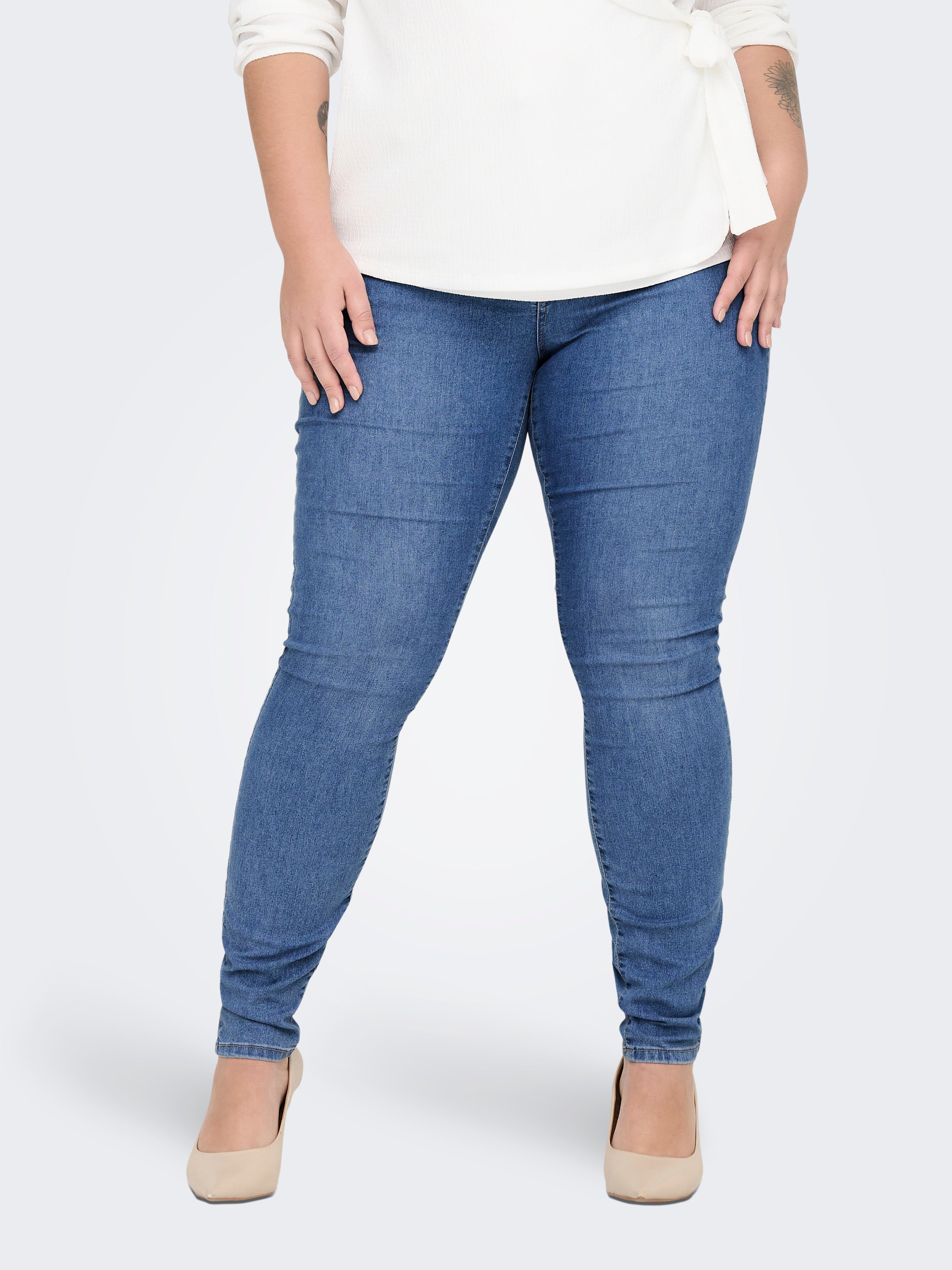 High waisted skinny jeans hotsell for curves