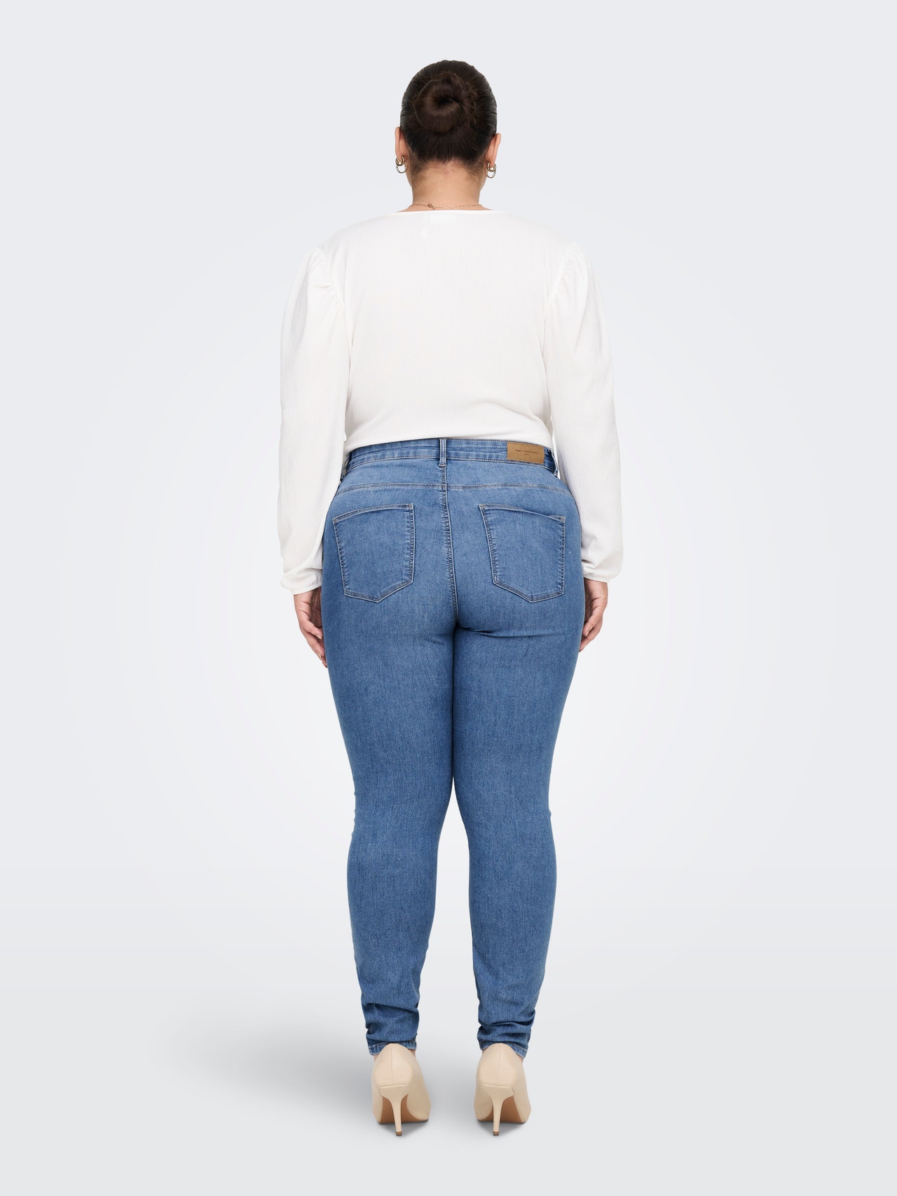 Sweet Look Premium Edition Women's Jeans · Plus Size · High Waist · Skinny  · Style WA732