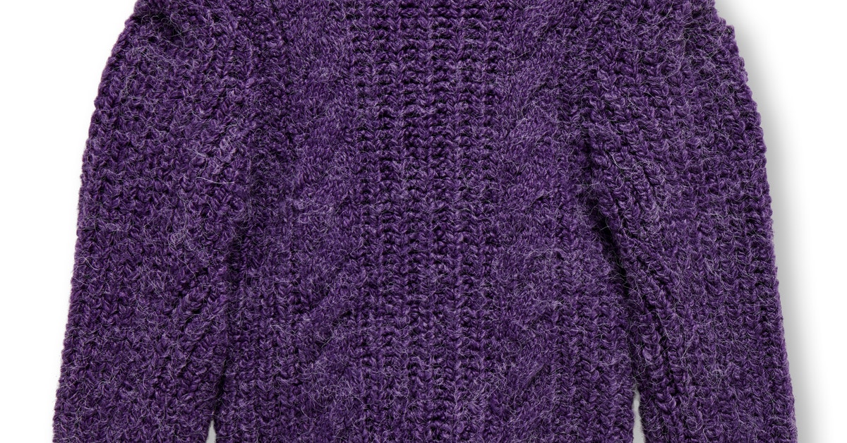 | | Round Regular ONLY® Fit Neck Dark Purple Pullover
