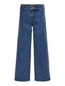 ONLY Jeans Wide Leg Fit -Dark Blue Denim - 15274026