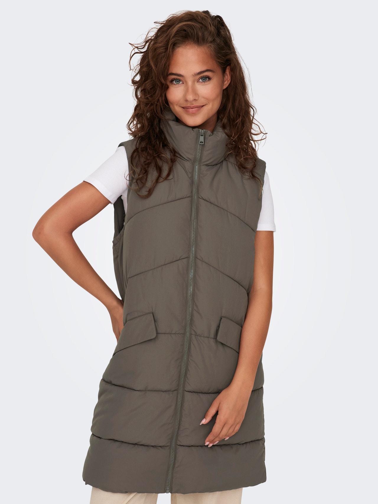 ONLY ONLMATILDE Gilet -Coffee Quartz - 15274066