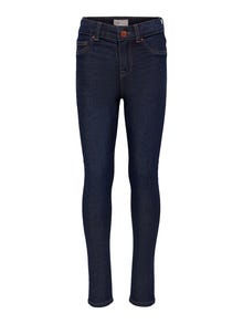 ONLY Krój skinny Jeans -Dark Blue Denim - 15274241