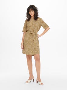 ONLY Printed Short dress -Bronze Mist - 15274391