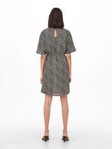 ONLY Printet Kort kjole -Black - 15274391
