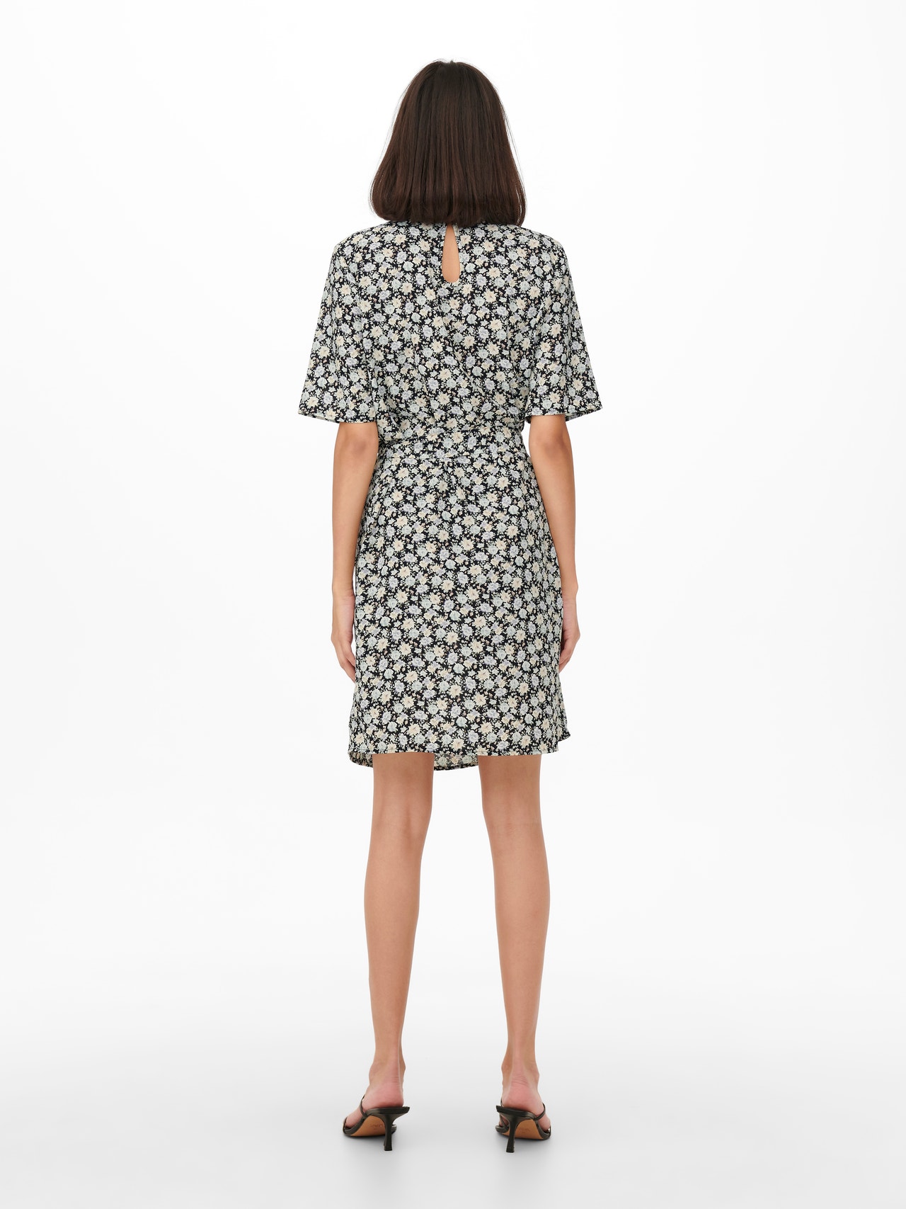 ONLY mini Printet Kort kjole -Black - 15274391