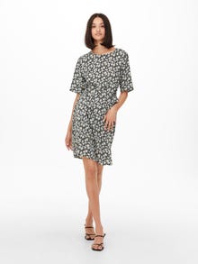 ONLY mini Printed Short dress -Black - 15274391