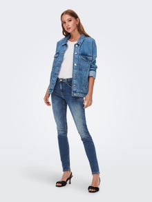 ONLY Jeans Skinny Fit Taille moyenne -Medium Blue Denim - 15274410