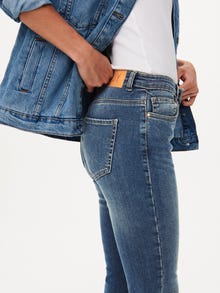 ONLY Skinny Fit Mid waist Jeans -Medium Blue Denim - 15274410