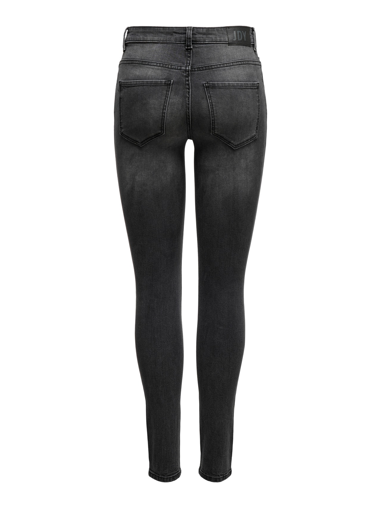 ONLY JDYBlume middels høy midje Skinny fit jeans -Black Denim - 15274411