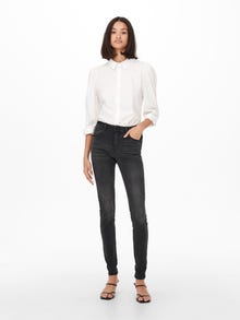 ONLY JDYBlume cintura media Jeans skinny fit -Black Denim - 15274411