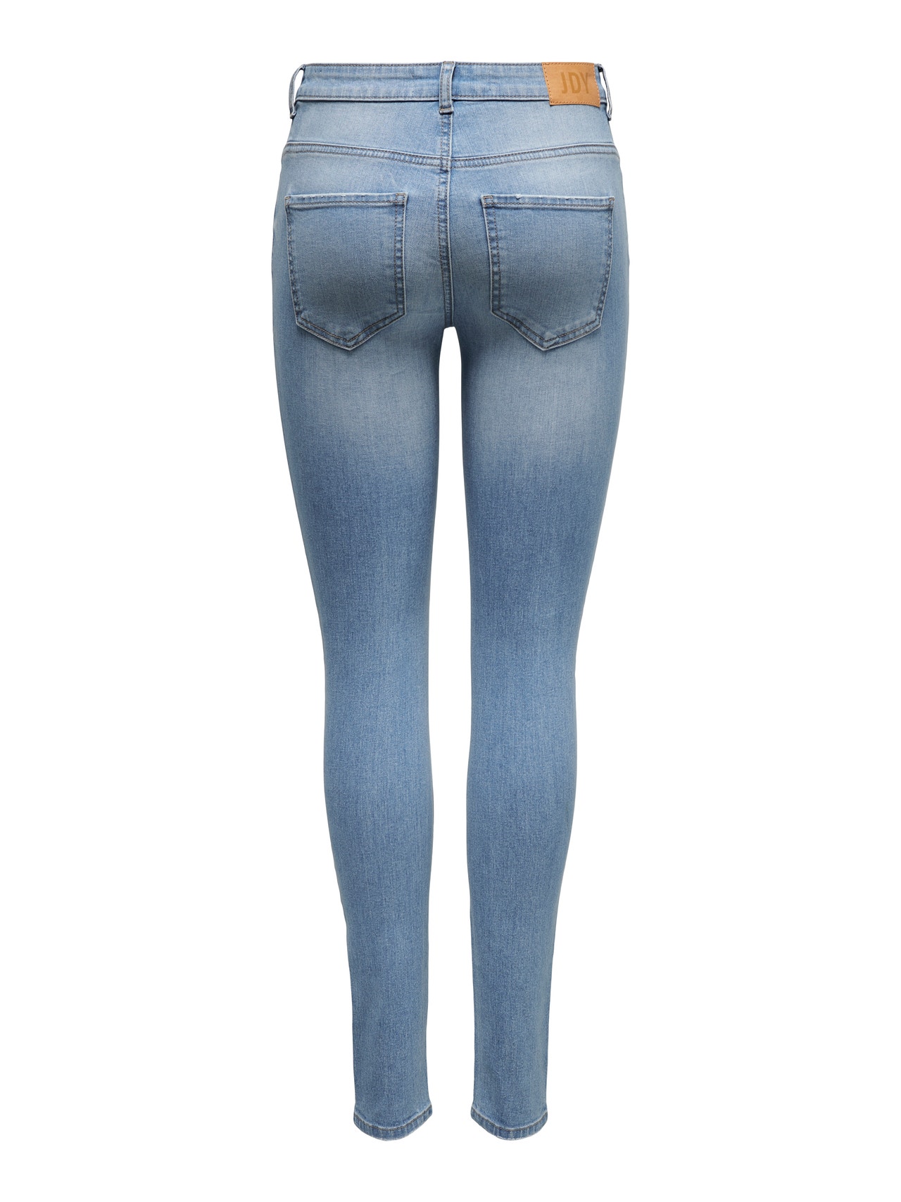 ONLY JDYBlume Mid Destroyed Skinny fit-jeans -Light Blue Denim - 15274412