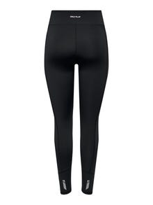 ONLY Leggings Tight Fit Taille haute -Black - 15274629