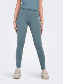 ONLY Leggings Tight Fit Taille haute -Blue Mirage - 15274629