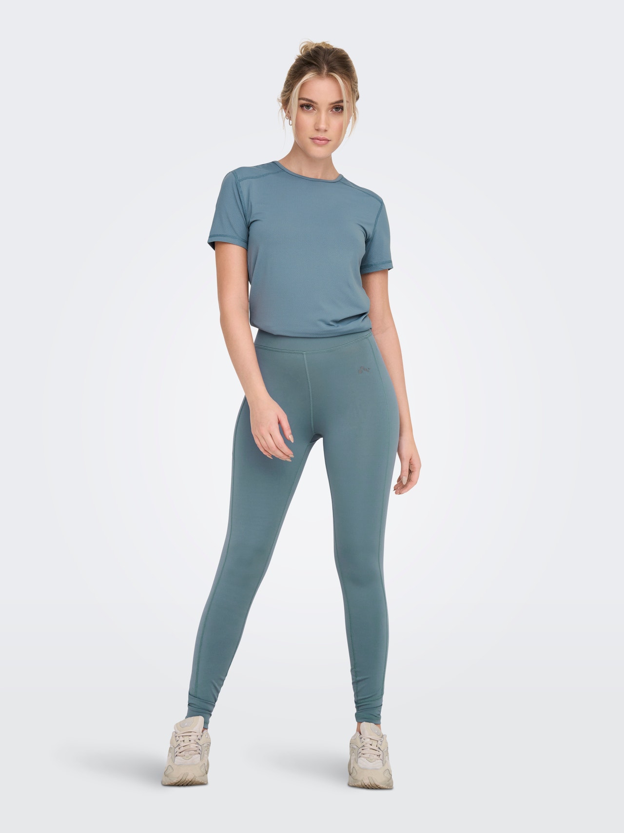 ONLY Tight Fit High waist Leggings -Blue Mirage - 15274629
