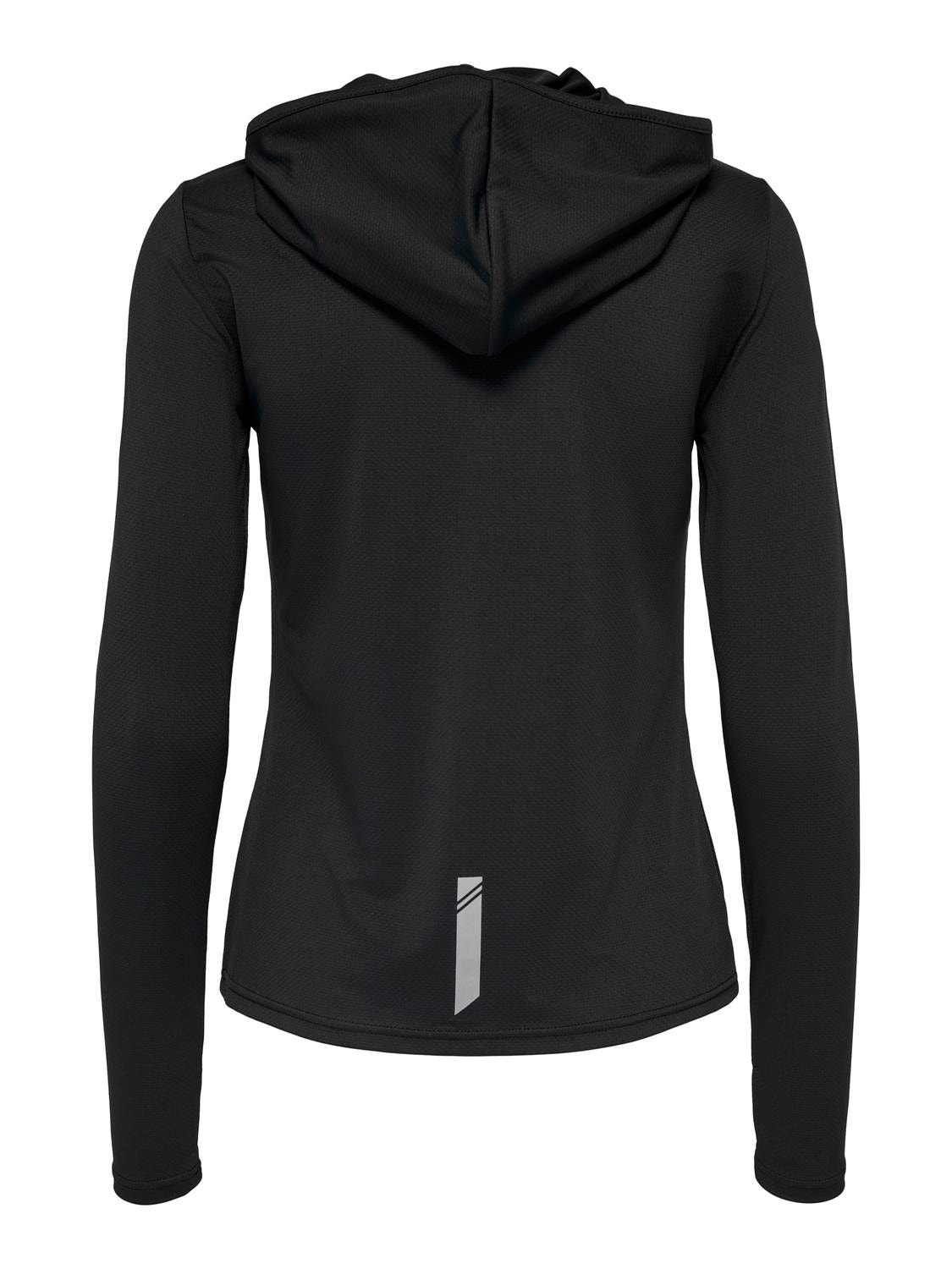 ONLY Normal passform Hoodie Topp -Black - 15274630