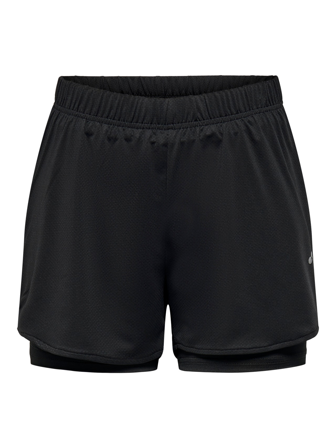 ONLY Locker geschnitten Mittlere Taille Shorts -Black - 15274631
