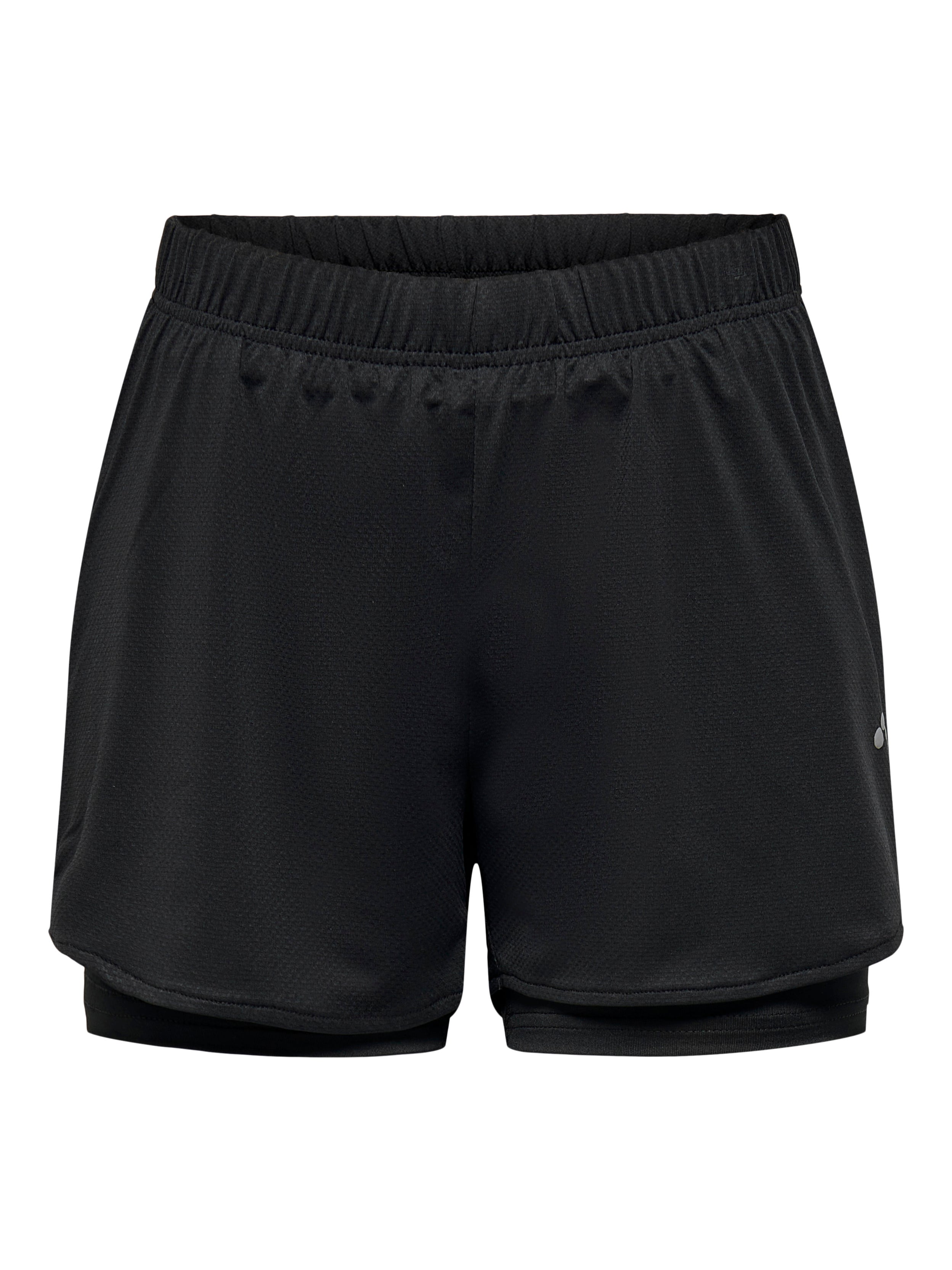 Thumbnail - Onpmila-2 Mittlere Taille Locker Geschnitten Trainingsshorts