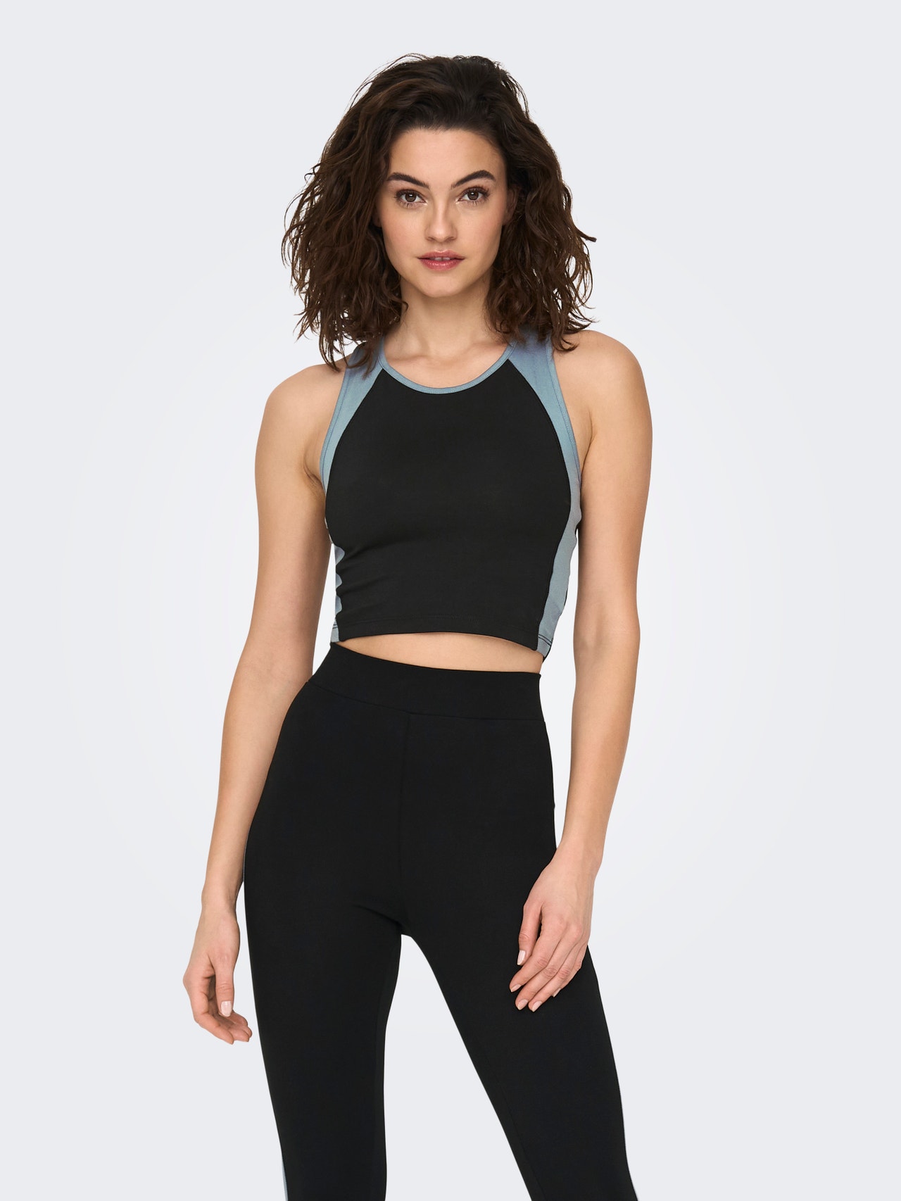 ONLY Tops Slim Fit Col rond -Black - 15274753