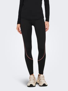 ONLY Printed Training Tights -Black - 15274827