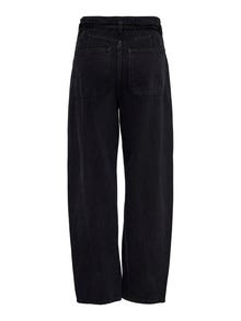 ONLY Karotte, locker geschnitten Jeans -Washed Black - 15274872