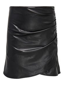 ONLY Curvy mini nederdel -Black - 15274878