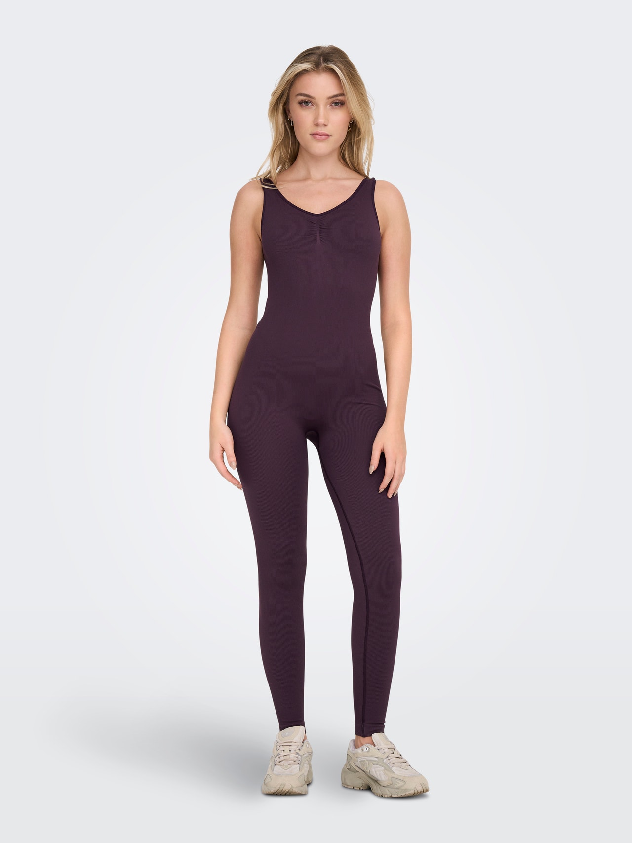 ONLY Training Jumpsuit -Plum Perfect - 15274890