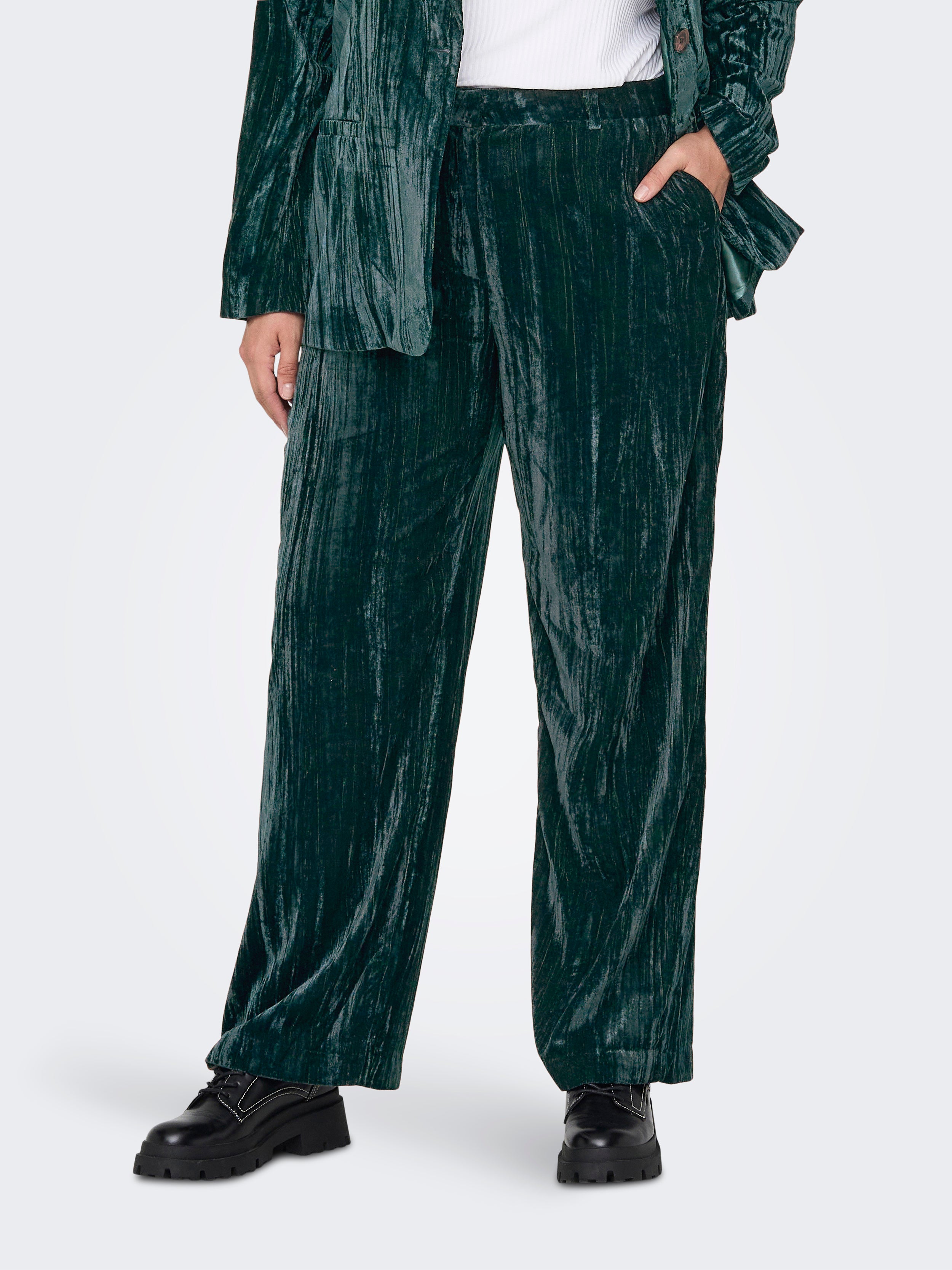 & OTHER STORIES Crushed Velvet Trousers | Endource