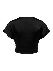 ONLY Raccourci Top sans manches -Black - 15274898