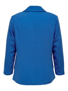 ONLY Blazers Regular Fit Col à revers Curve -Victoria Blue - 15274904