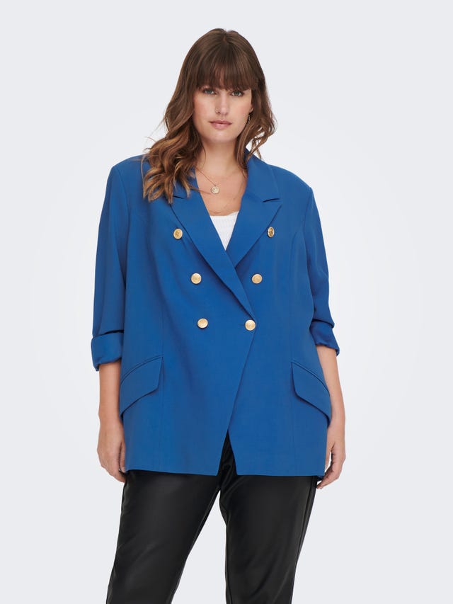 ONLY Blazers Regular Fit Col à revers Curve - 15274904