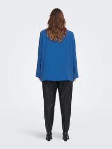 ONLY Regular Fit Reverse Curve Blazer -Victoria Blue - 15274904