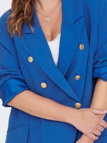 ONLY Curvy knapdetalje blazer -Victoria Blue - 15274904