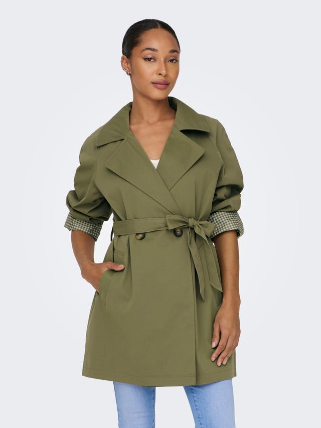 ONLY Asymmetrical trenchcoat - 15274979