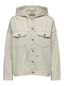 ONLY Hood with string regulation Jacket -Pumice Stone - 15274997